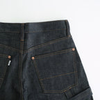 MODERN DENIM PANTS PAINTER #RIGID INDIGO [MODERN005]