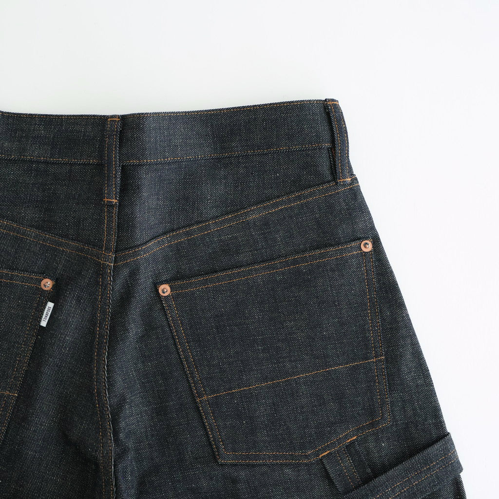 MODERN DENIM PANTS PAINTER #RIGID INDIGO [MODERN005]