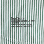 CORPORATE UNIFORM L/S SHIRT #GREEN STRIPE [FSC254-50021B]