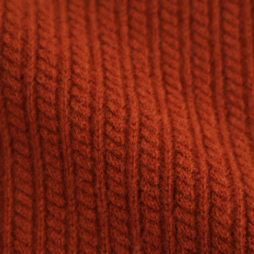 Women's Cable C/N Cardigan #BRICK [2503-021]