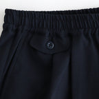 SEERSUCKER EASY SHORTS #NAVY [FSC252-40044]