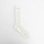 GIZA HIGH GAUGE SOCKS #WHITE [A00S02SX-W]