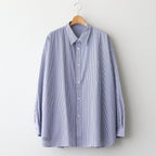 CORPORATE UNIFORM L/S SHIRT #BLUE STRIPE [FSC253-50105B]