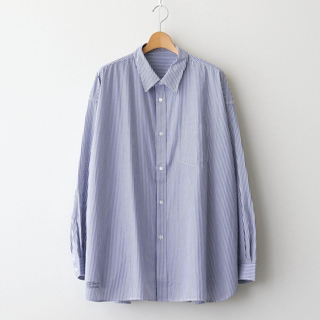 CORPORATE UNIFORM L/S SHIRT #BLUE STRIPE [FSC253-50105B]