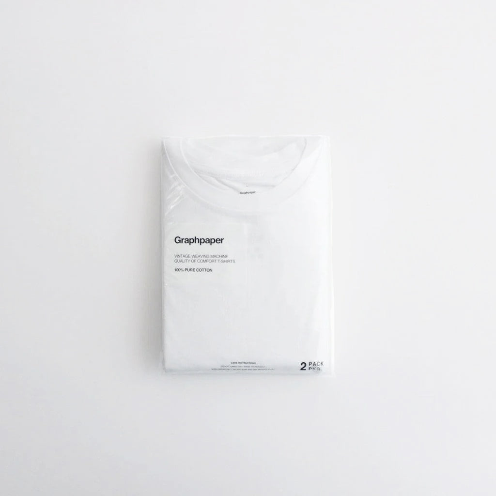2-Pack Crew Neck Tee #WHITE [GU261-70109B]