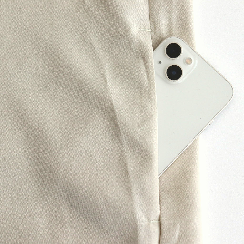 ヨークスリーブシャツ-P #IVORY [D224-T710-P]