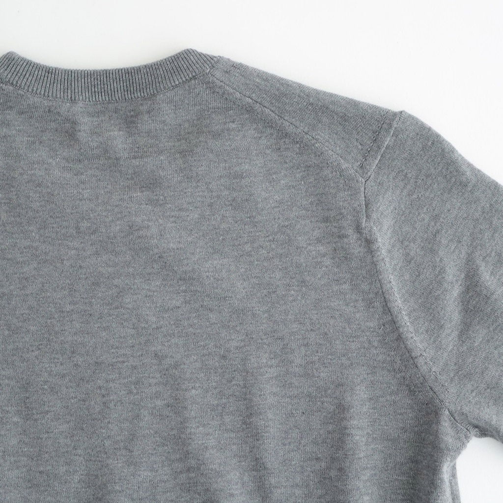 Cotton 14G Short Sleeve #GREY [I26SS-K5]