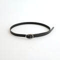 Double Buckel Leather Belt #BLACK [YK26SS01262A]
