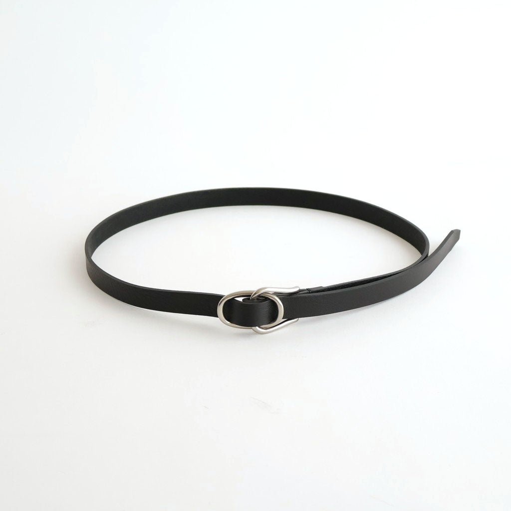Double Buckel Leather Belt #BLACK [YK26SS01262A]