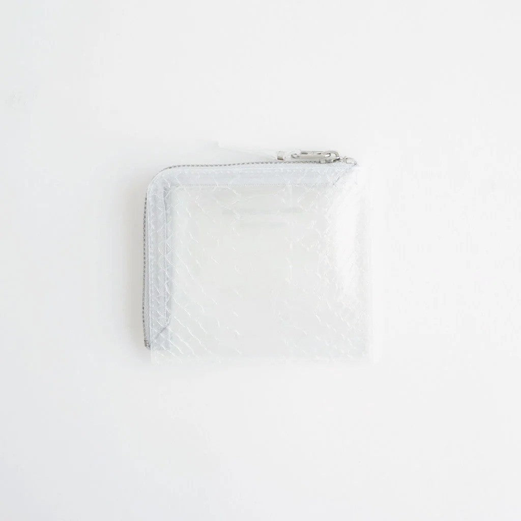 L字型ZIP財布 - TRANSPARENT SNAKE #CLEAR [8Z-T310-051] - ciacura
