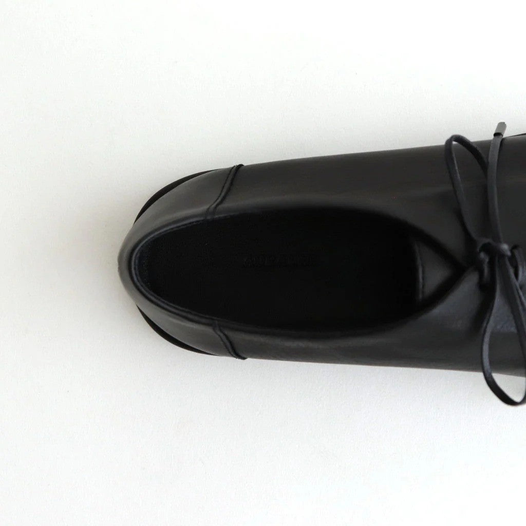 SOFT LEATHER LACE-UP SHOES #BLACK [A26AS02QD]