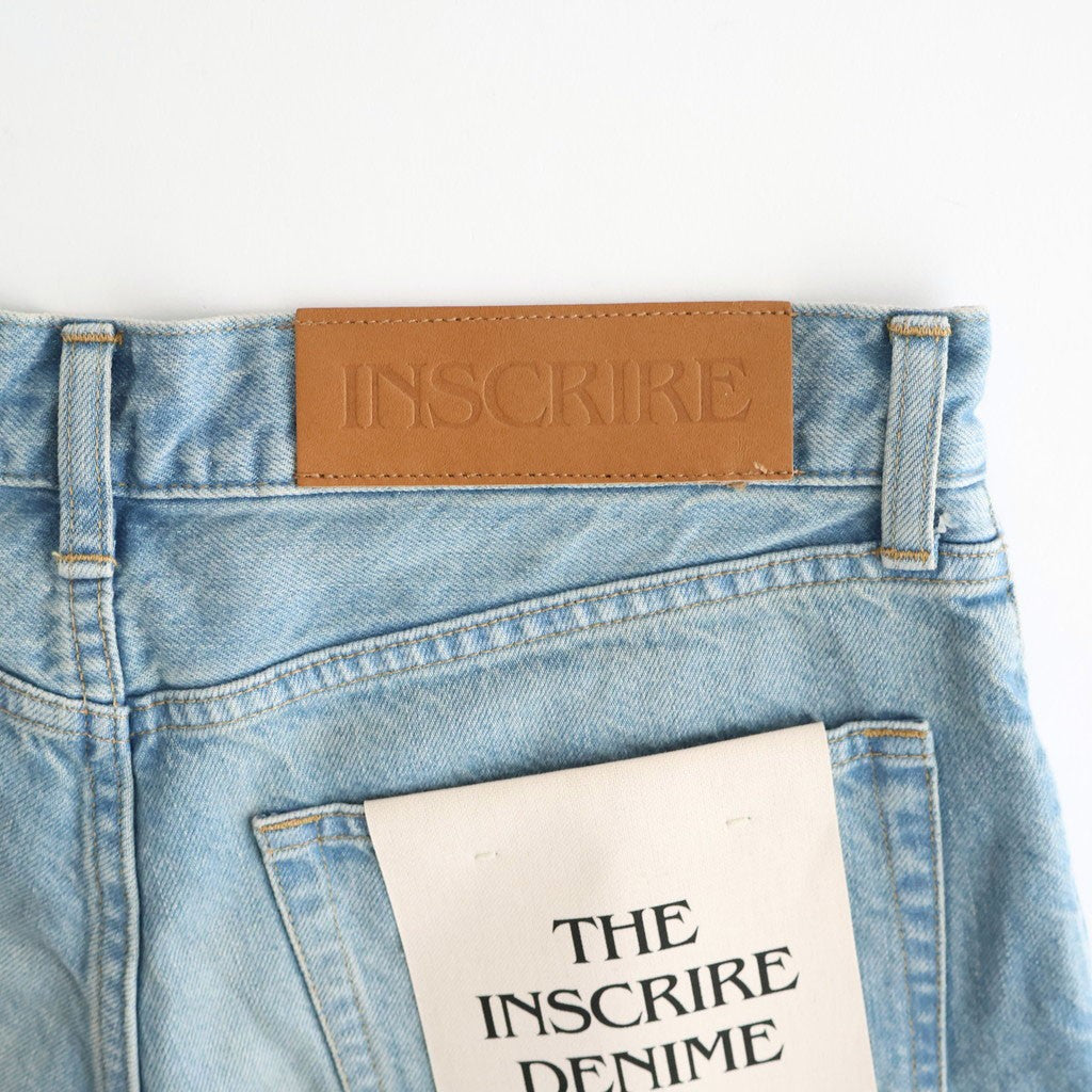 Used Denim Baggy Pants #LIGHT BLUE [ID-PT53]