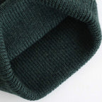 WASHABLE MERINO SEAMLESS BEANIE #FOREST GREEN [R5140-AW25]