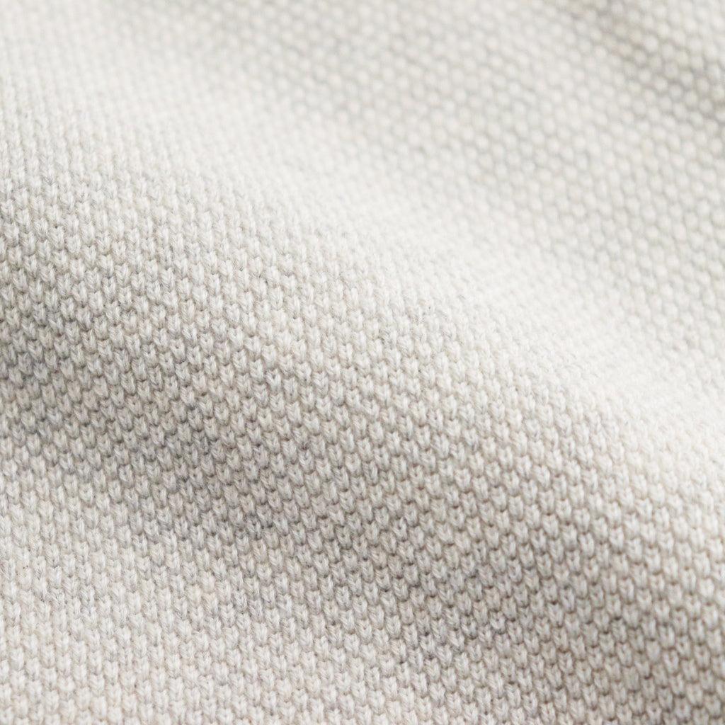Moss Stitch Polo #Oatmeal [2501-011]