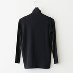 NTSNT - シルキーテンセル・ベアフライス タートルネックカットソー #95 Black [SN_NC0202TN]