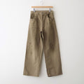 SULFUR DYED OXFORD VINTAGE WIDE PANTS #KHAKI BEIGE [ST.1395]
