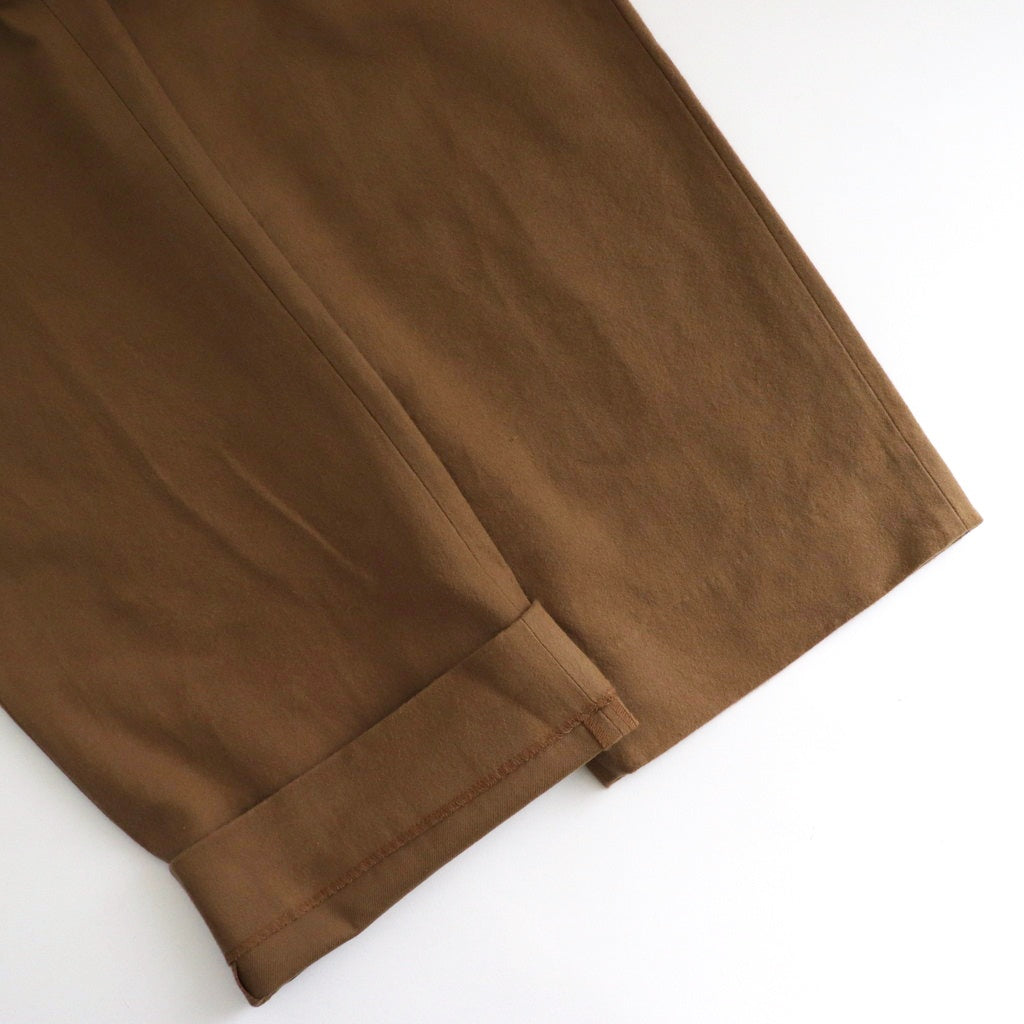 CHINO CLOTH PANTS STRAIGHT #l.brown 起毛 [14659]