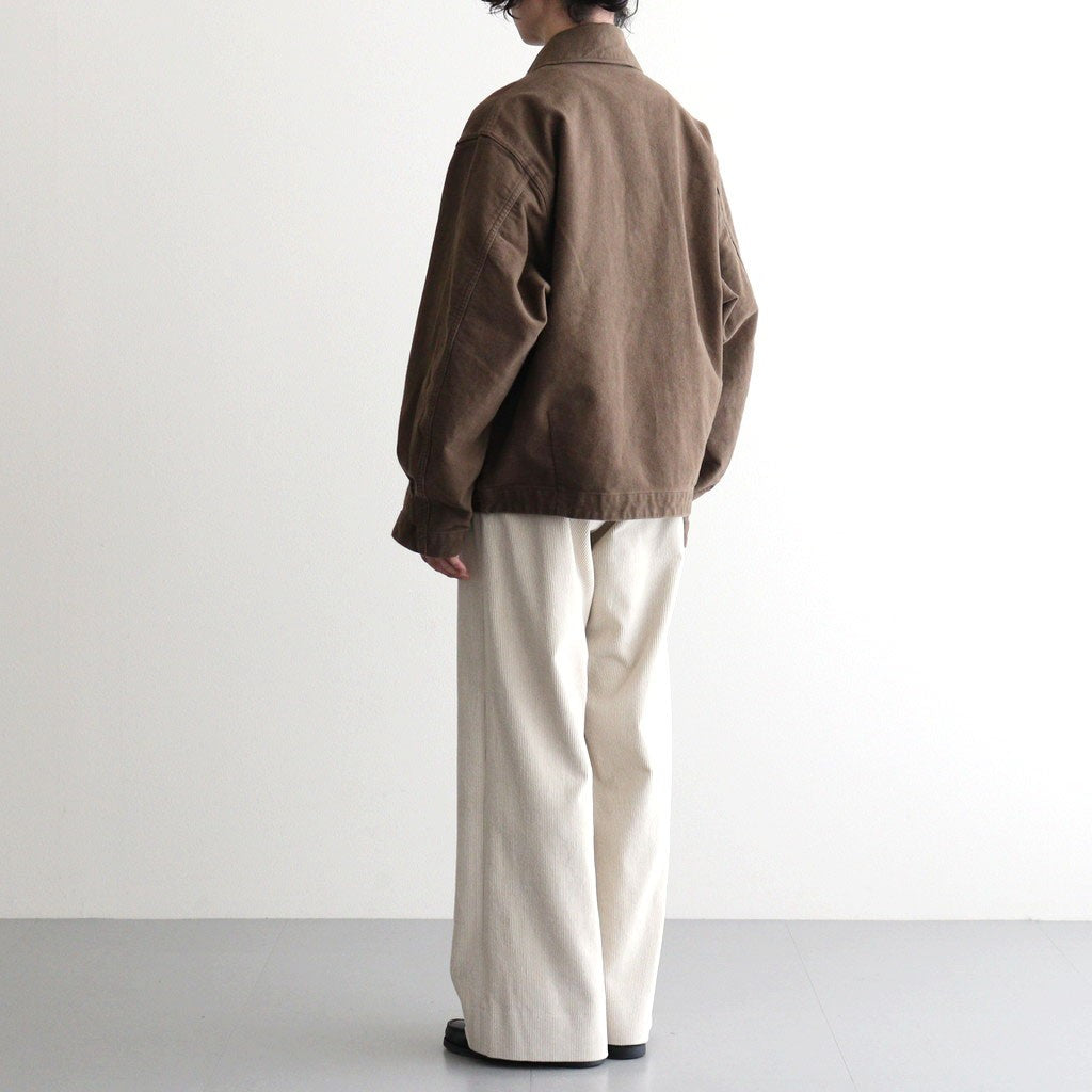 Cotton & Rayon Corduroy Pants #Off-White [OFH011PT11]