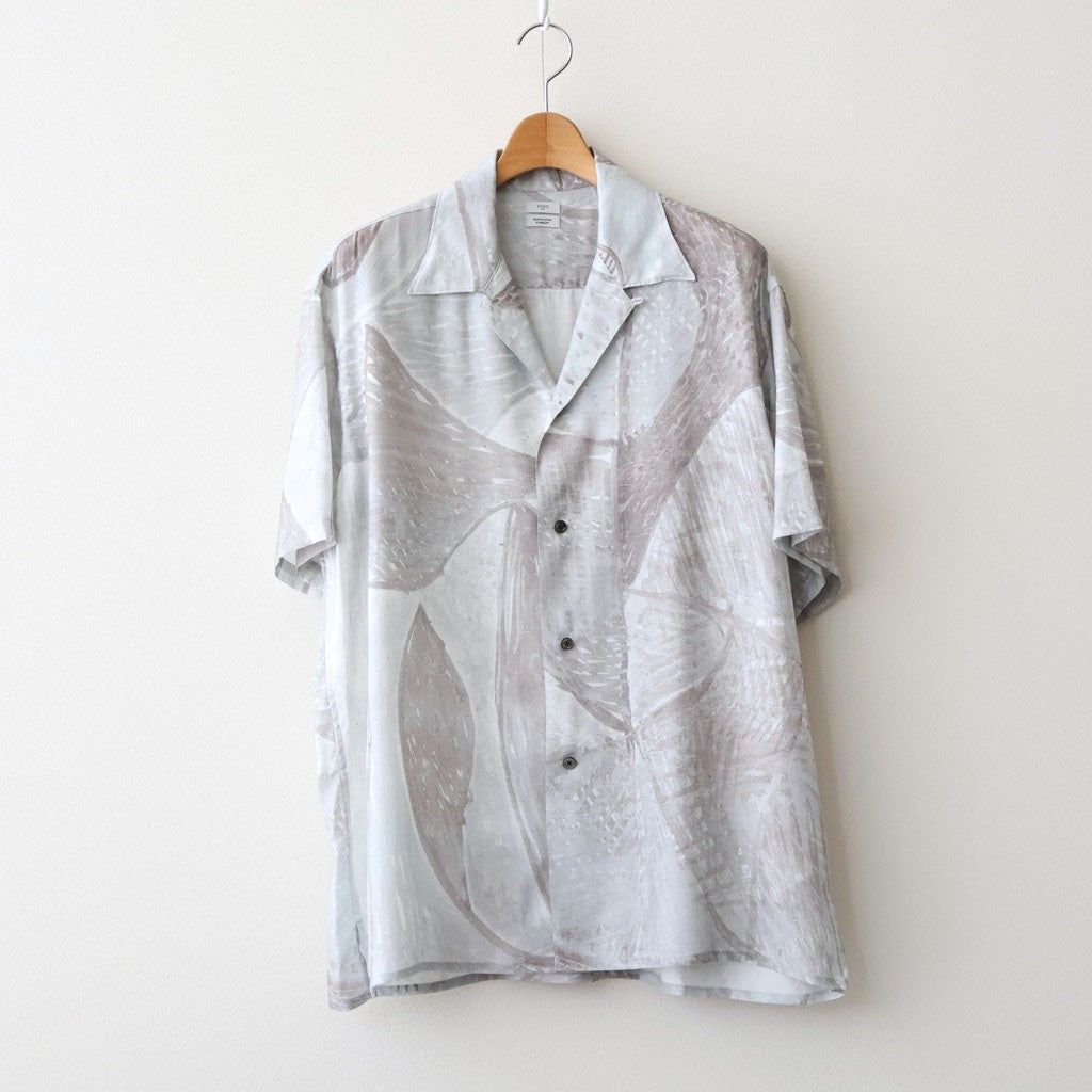 Printed Tencell Open Collar Shirt #GRAY [YK26SS01284SH]