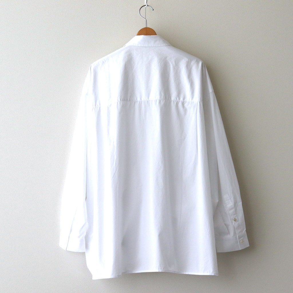 CORPORATE UNIFORM L/S SHIRT #WHITE [FSC244-50105B]