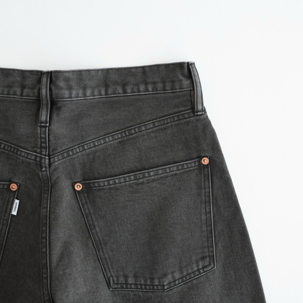 CS MODERN DENIM WIDE CUT #GUNMETAL BLACK [26880402]