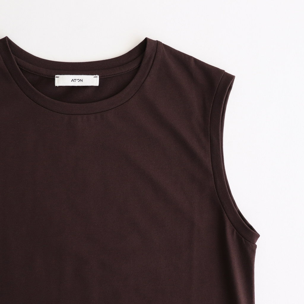 SUVIN 60/2 TANK TOP #BURGUNDY [KKAGGM0014]