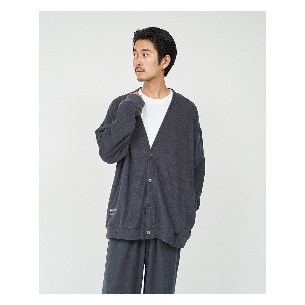 UTILITY PILE CARDIGAN SET-UP #GRAY [FSR253-60211] - ciacura 三重県