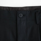 よそいきシンプル2タックワイドPT #BLACK [D226-P153]