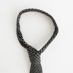 tweed necktie #black [xu-c-twn]