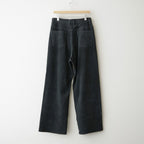 SUMI/INDIGO CORDUROY ASHLEY PANTS #BLACK [N0059]