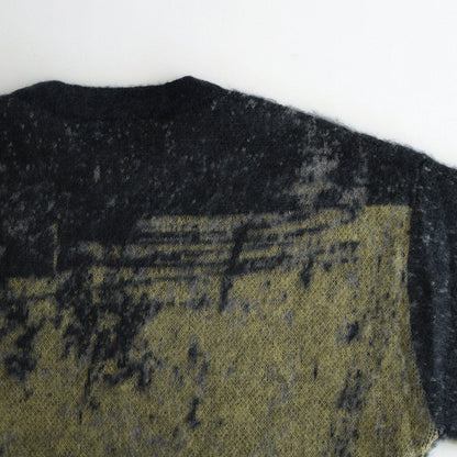 JACQUARD MOHAIR SWEATER #YELLOW [YK24FW0815S]