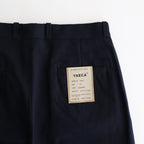 chino tuck straight #navy [15635]
