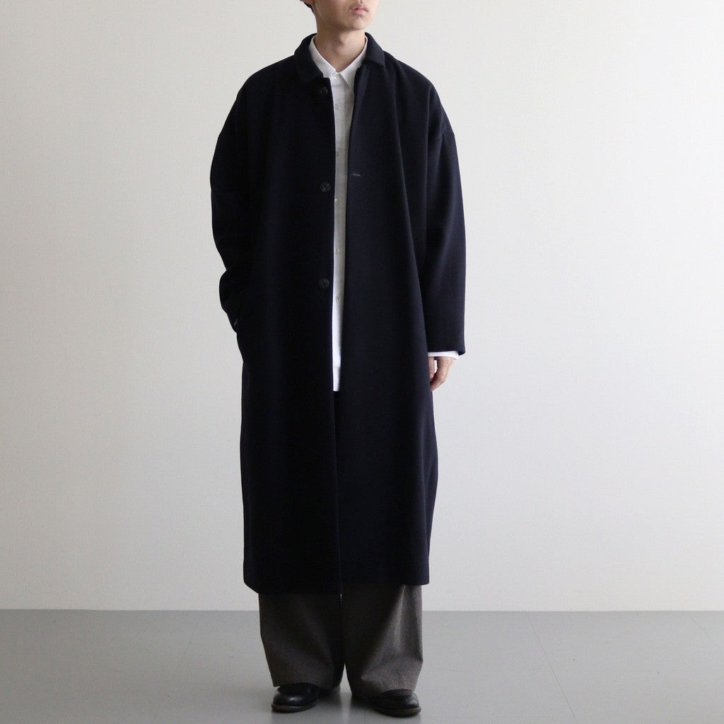 Melton Big Coat #Navy [D224-C507]