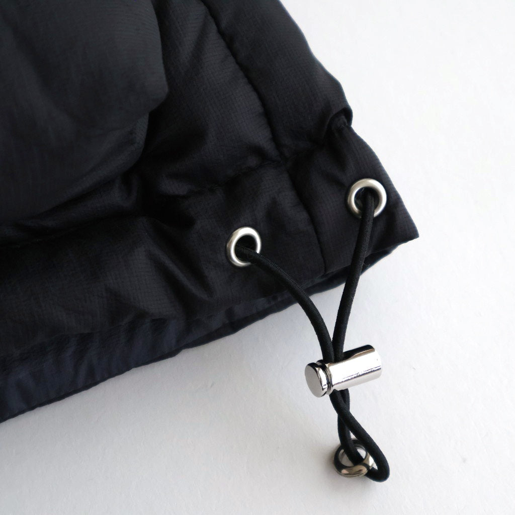 PUFFER REVERSIVLE VEST #BLACK x NAVY [25330203]