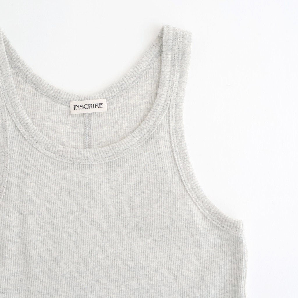 Gauze Teleco Tank Top #LT.GREY [I26SS-CUT1]