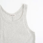 Gauze Teleco Tank Top #LT.GREY [I26SS-CUT1]