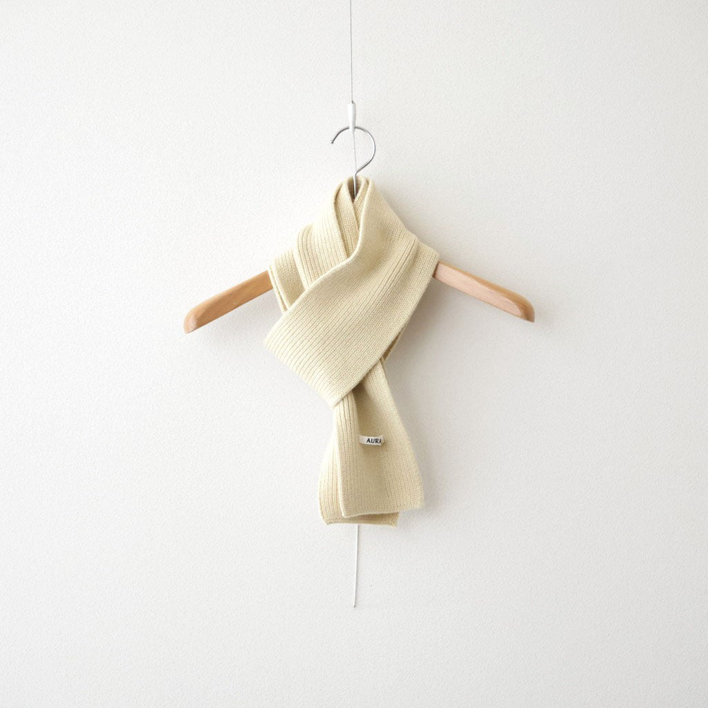 LIGHT CASHMERE KNIT STOLE #ECRU [A26AM06CJ]