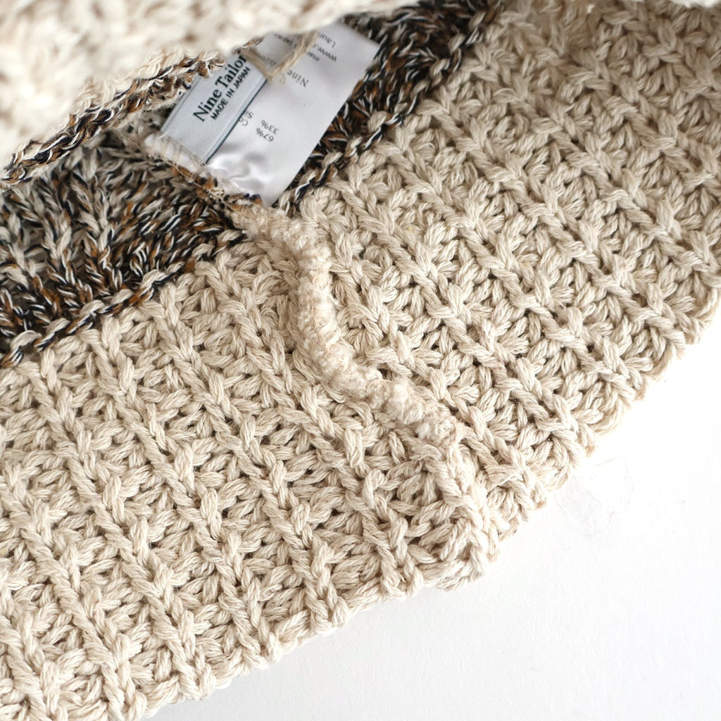 Vanda Knit Hat #Ivory Mix [N-1505]
