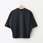 SUVIN 60/2 WIDE SLEEVE T-SHIRT #BLACK [KKAGLM0016]