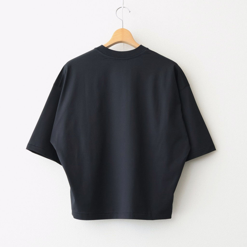 SUVIN 60/2 WIDE SLEEVE T-SHIRT #BLACK [KKAGLM0016]