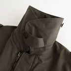 WASHED FINX COTTON GABARDINE FLIGHT BLOUSON #DEEP OLIVE [A25AB01HM]