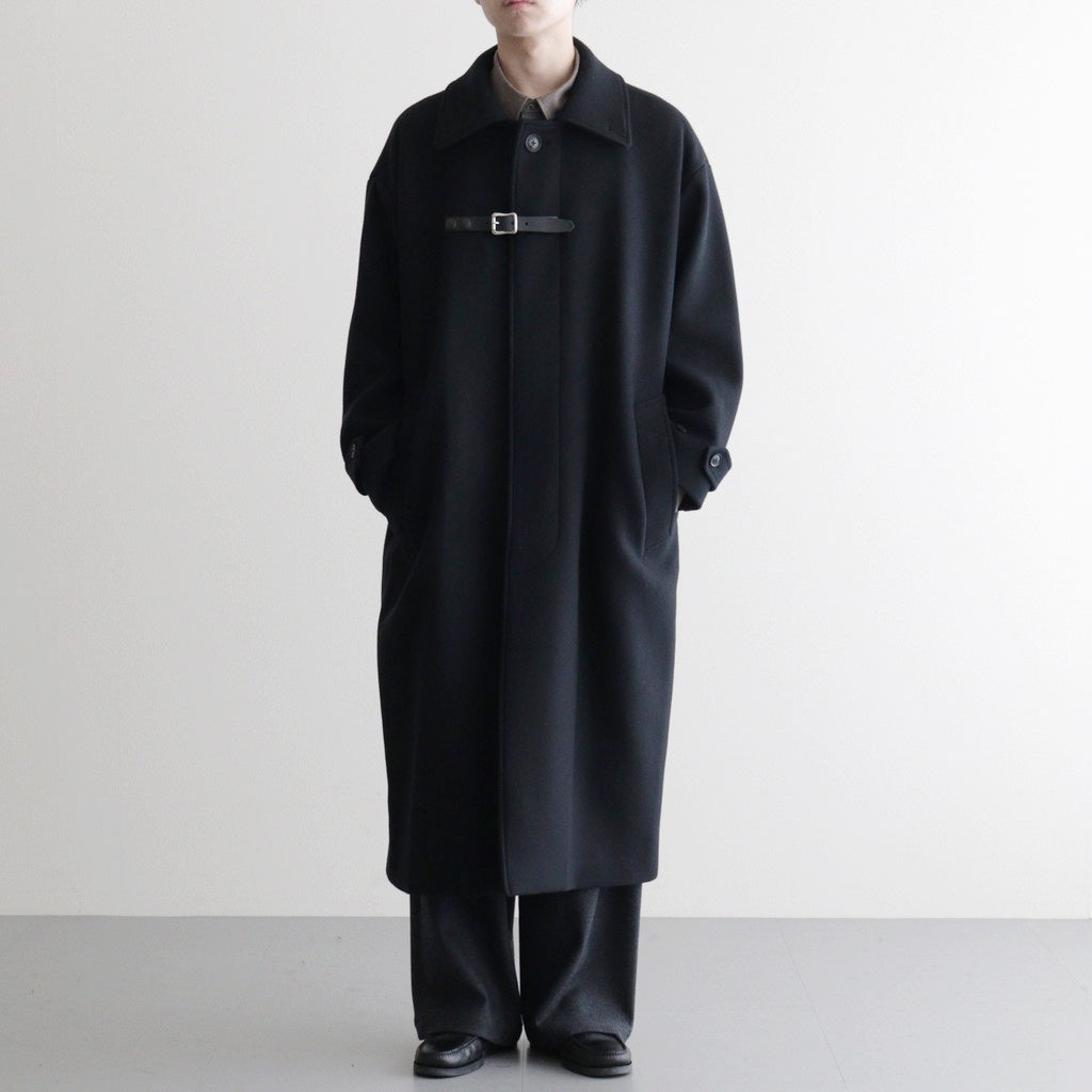 専用clesste wool melton balmacaan coat Melton Big Balmaccan Coat #BLACK [YK25FW01033C] – ciacura