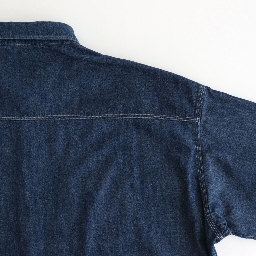 LIGHT DENIM L/S SHIRT #DARK FADE [FSC252-50045]