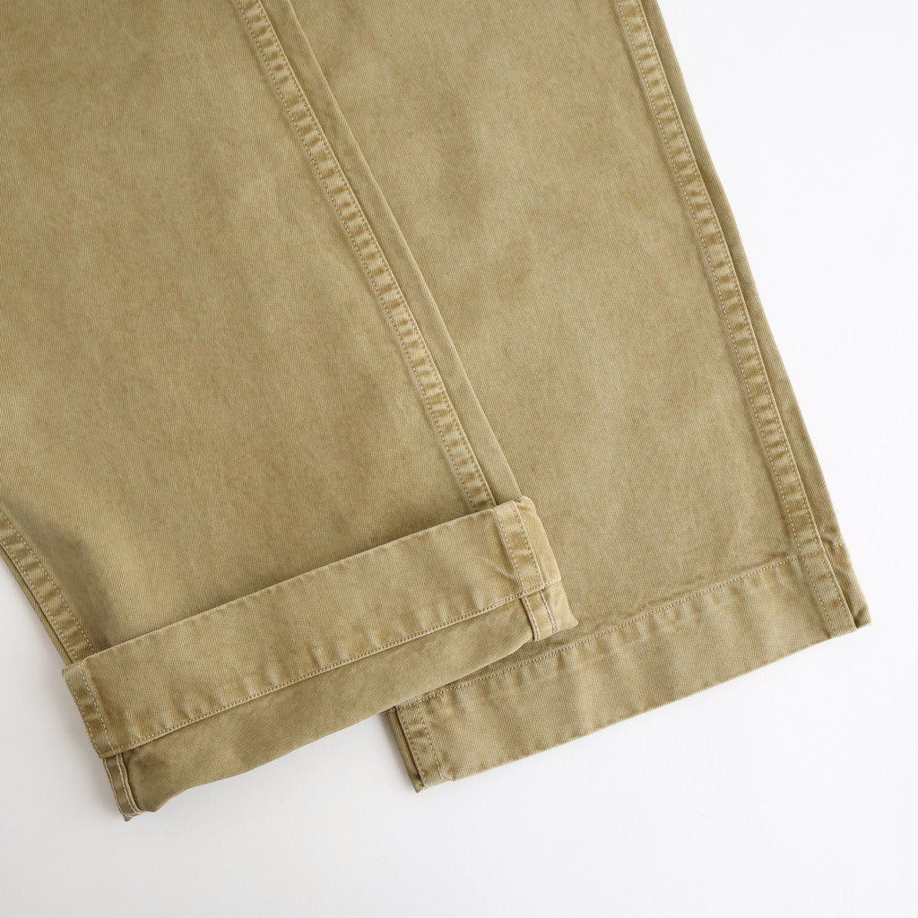 PRODUCT DYED FINX CHINO NARROW PANTS #BEIGE [A25AP02CP] – ciacura