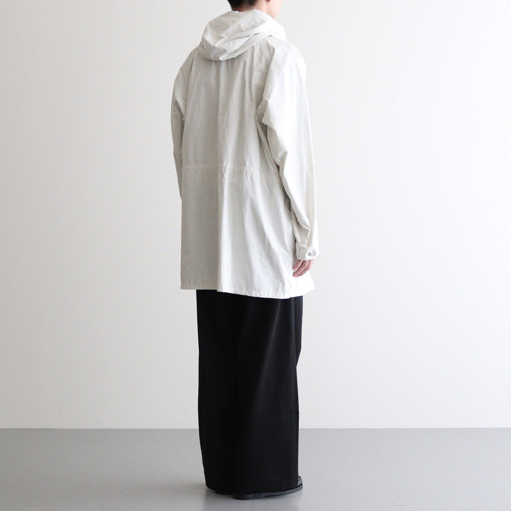 HOODED BLOUSON #FOG WHITE [YK23SS0459B]