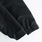 WOOL FULLING FLANNEL PADDED OVER BLOUSON #TOP CHARCOAL [A25AB02CF]