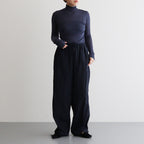 HAND DYED NYLON OVER PANTS #NAVY [PRAGCW0204]