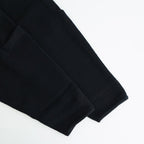 EXTRA FINE WOOL KNIT TUCKED CARDIGAN #BLACK [ST.1298]