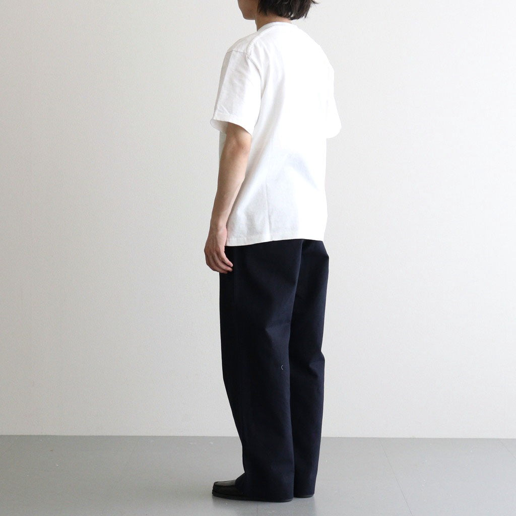 ムラ糸Tシャツ Slub Yarn T-Shirt #WHITE [31061007]