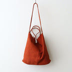 3WAY LARGE TOTE （OIL SUEDE） #TERACOTTA [L-1]